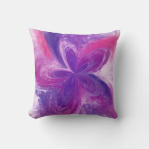 Abstrakte Fantasy-Blume Aquarell Kissen