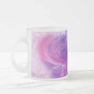 Abstrakte Fantasy-Blume Aquarell Mattglastasse