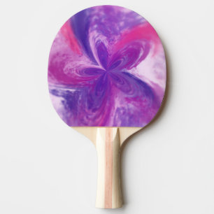 Abstrakte Fantasy-Blume Aquarell Tischtennis Schläger