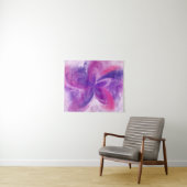 Abstrakte Fantasy-Blume Aquarell Wandteppich (Beispiel (Horizontal))