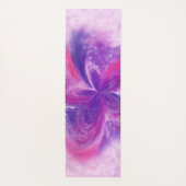 Abstrakte Fantasy-Blume Aquarell Yogamatte (Rückseite)