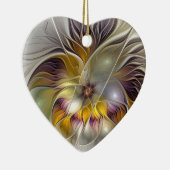 Abstrakte Fantasy Blume Fraktal Kunst, Dichtung un Keramik Ornament (Rechts)