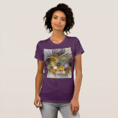 Abstrakte Fantasy Blume Fraktal Kunst, Dichtung un T-Shirt (Vorne ganz)