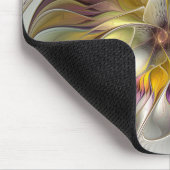 Abstrakte Fantasy Blume Fraktal Text Mousepad (Ecke)