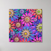 Abstrakte Fantasy-Blume Leinwanddruck (Vorderseite)