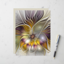 Abstrakte Fantasy-Blume Modernes Fraktal