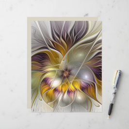 Abstrakte Fantasy-Blume Modernes Fraktal