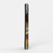 Abstrakte Fantasy-Blume Modernes Fraktal Case-Mate iPhone Hülle (Hinten/Rechts)