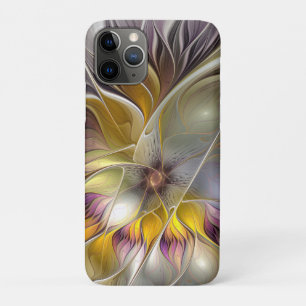 Abstrakte Fantasy-Blume Modernes Fraktal Case-Mate iPhone Hülle