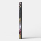 Abstrakte Fantasy-Blume Modernes Fraktal Case-Mate iPhone Hülle (Rückseite / Links)