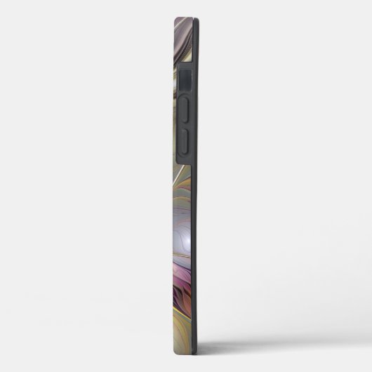 Abstrakte Fantasy-Blume Modernes Fraktal Case-Mate iPhone Hülle (Rückseite / Links)