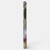 Abstrakte Fantasy-Blume Modernes Fraktal Case-Mate iPhone Hülle (Hinten/Links)