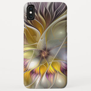 Abstrakte Fantasy-Blume Modernes Fraktal Case-Mate iPhone Hülle