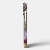 Abstrakte Fantasy-Blume Modernes Fraktal Case-Mate iPhone Hülle (Rückseite / Links)