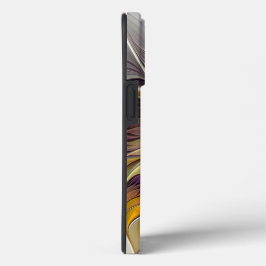 Abstrakte Fantasy-Blume Modernes Fraktal Case-Mate iPhone Hülle (Rückseite / Rechts)