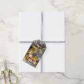 Abstrakte Fantasy-Blume Modernes Fraktal Geschenkanhänger (Mit Garn)