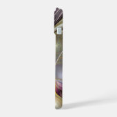 Abstrakte Fantasy-Blume Modernes Fraktal iPhone 15 Hülle (Linke Seite)