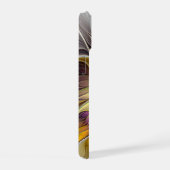 Abstrakte Fantasy-Blume Modernes Fraktal iPhone 15 Hülle (Rechte Seite)