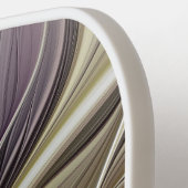 Abstrakte Fantasy-Blume Modernes Fraktal Pickleball Schläger (Linke Seite)