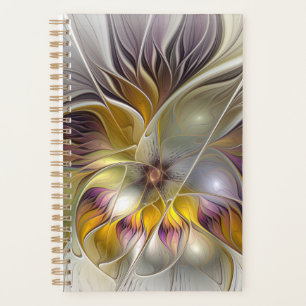 Abstrakte Fantasy-Blume Modernes Fraktal Planer