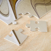 Abstrakte Fantasy-Blume Modernes Fraktal Puzzle (Seite)