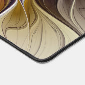 Abstrakte Fantasy-Blume Modernes Fraktal Schreibtischunterlage (Ecke)