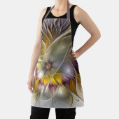 Abstrakte Fantasy-Blume Modernes Fraktal Schürze (InSitu)