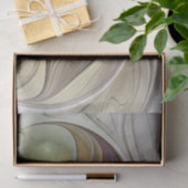 Abstrakte Fantasy-Blume Modernes Fraktal Seidenpapier (Geschenk)