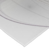 Abstrakte Fantasy-Blume Modernes Fraktal Tischdecke (Schrägansicht)