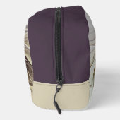 Abstrakte Fantasy-Blume Modernes Fraktal Waschbeutel (Rechts)