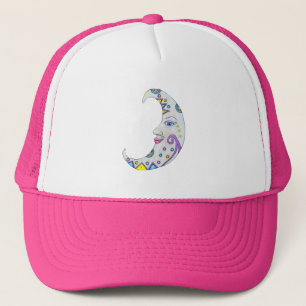 Abstrakte Fantasy Crescent Moon Truckerkappe