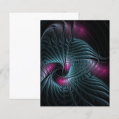 Abstrakte Fantasy Fraktal Poster (Vorne/Hinten)