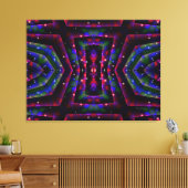 Abstrakte Fantasy Night Twinkling Skies Leinwand (Insitu (Wohnzimmer))