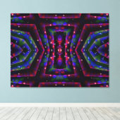 Abstrakte Fantasy Night Twinkling Skies Leinwand (Insitu (Holzboden))