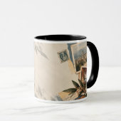 Abstrakte Farb-Reise Moderne Kunst Tasse (VorderseiteRechts)