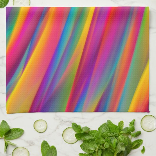 Abstrakte Farbabweichungen Handtuch (Gefaltet)