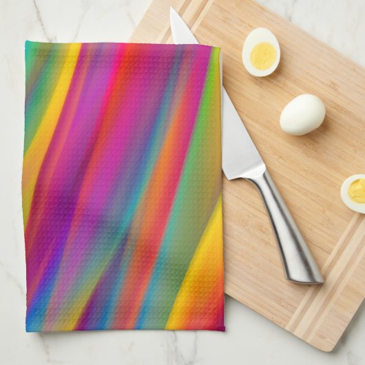 Abstrakte Farbabweichungen Handtuch (Viertel Falte)