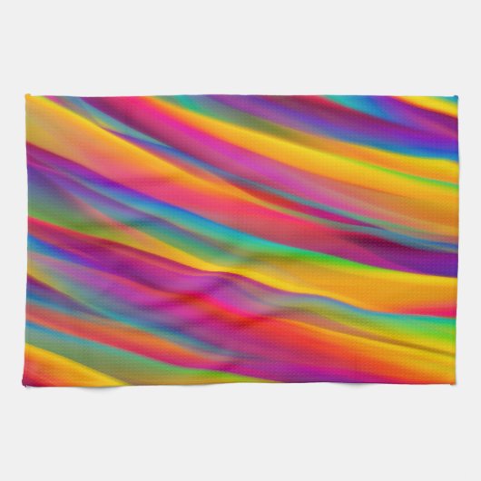 Abstrakte Farbabweichungen Handtuch (Horizontal)