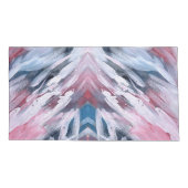 Abstrakte Farbanstriche Kissenbezug (Rückseite-Links)