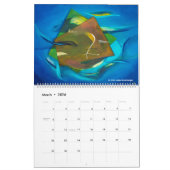 Abstrakte Farbantasien - Kalender der bildenden Kü (Mär 2026)