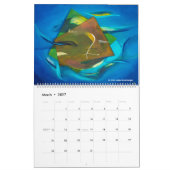 Abstrakte Farbantasien - Kalender der bildenden Kü (Mär 2027)