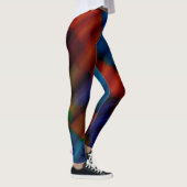Abstrakte Farbart #40 Leggings (Rechts)