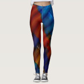 Abstrakte Farbart #40 Leggings (Vorderseite)