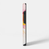 Abstrakte Farbblase iPhone Hülle (Linke Seite)