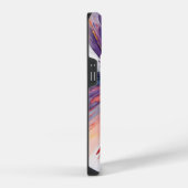 Abstrakte Farbblase iPhone Hülle (Rechte Seite)