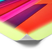 Abstrakte Farbburst Poster (Ecke)