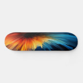 Abstrakte Farbburste Skateboard (Horizontal)
