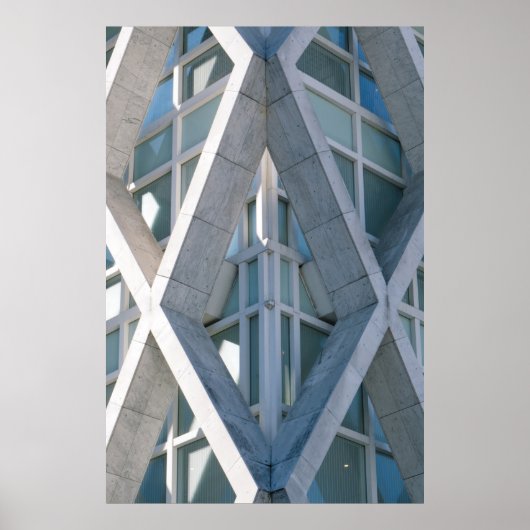 Abstrakte Farbdarstellung Poster (Vorne)