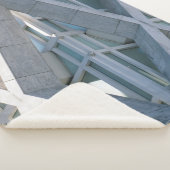 Abstrakte Farbdarstellung Sherpadecke (3/4)