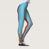 Abstrakte Farbe Art #21 Leggings (Rechts)